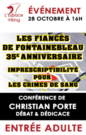 Evénements - Participation pour la Conférence de Christian Porte "Les Fiancés de Fontainebleau 35e anniversaire"